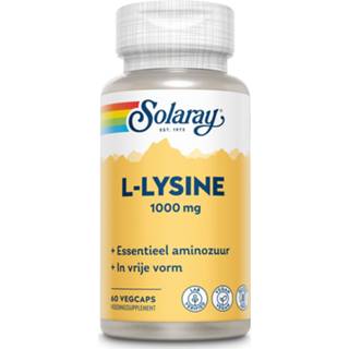 Gezondheid Solaray L-Lysine Capsules 76280848762