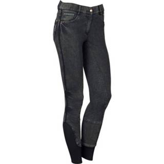 👉 Rijbroek Denim Black Harry's Horse Abigail Full Grip 8714813605452