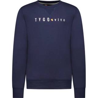 👉 Jongens sweater blauw Tygo & Vito - Navy 8720173943974