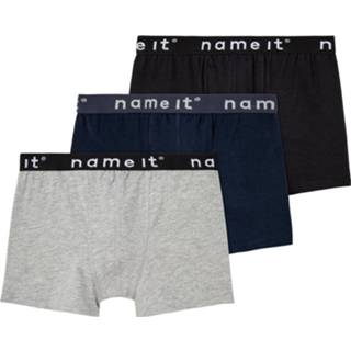 👉 Jongens boxershort zwart Name it 3-pak - Combi 5715308815106