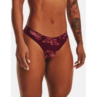 👉 Womens l roze vrouwen Damesstring UA Pure Stretch - 3 stuks met print 195253613265