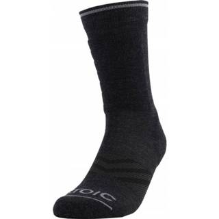 👉 Stoic - Merino Outdoor Crew Socks Pro - Wandelsokken maat 45-47, zwart