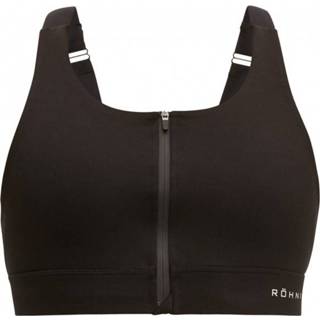 👉 Röhnisch - Women's Zip Up Sportsbra - Sportbeha maat XXL, zwart