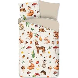 👉 Flanellen dekbedovertrek flanel multi Good Morning Herfst 8717285212579