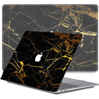 👉 Coverhoes zwart Lunso - cover hoes MacBook Air 13 inch (2010-2017) Marble Nova 8720791560560