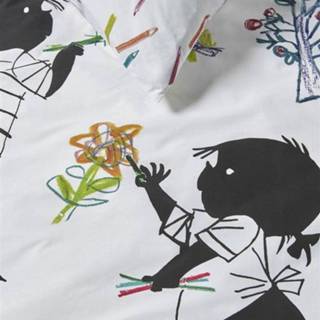 👉 Dekbedovertrek katoen multi Beddinghouse x Fiep Amsterdam Tekenen - 8719931703103