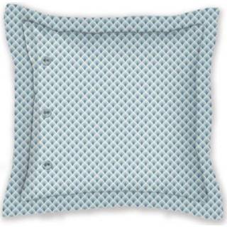 👉 Sierkussen blauw percal-katoen PiP Studio Tokyo Blossom Light Blue 45x45 cm 8719931568825