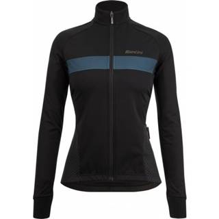 👉 Santini - Women's 3W Coral Bengal Winter Jacket - Fietsjack maat L, zwart