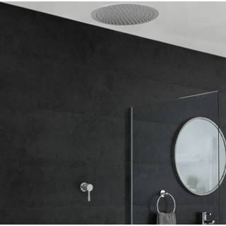 👉 Doucheset Inbouw 1-Weg 40cm Ronde Plafond Douchekop Chroom | Como