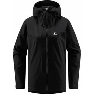 👉 Haglöfs - Women's Aria Proof Jacket - Regenjas maat XL, zwart