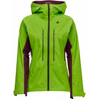 👉 Black Diamond - Women's Dawn Patrol Hybrid Shell - Regenjas maat XL, groen