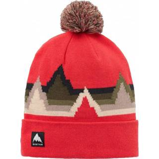 Muts rood recycled One Size uniseks Burton - Kid's Echo Lake maat Size, 9010510371935