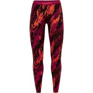 👉 Icebreaker - Women's 250 Vertex Leggings Sedimentary - Merino-ondergoed maat XL, rood