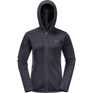 👉 Jack Wolfskin - Women's Baiselberg Hooded Full Zip - Fleecevest maat XXL, grijs