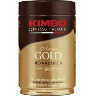 👉 Gemalen koffie goud blik onbekend sterk Caff Kimbo Aroma Gold