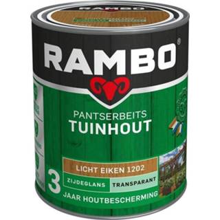 👉 Hout transparant beits zijdeglans terpentinebasis middenklasse doe-het-zelf loofgroen Rambo Pantserbeits Tuinhout - 8716242827672 8716242827627