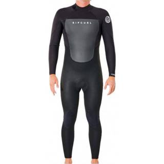 👉 Rip Curl - Omega 4/3 GB Back Zip Steamer - Wetsuit maat L - Long, grijs/zwart