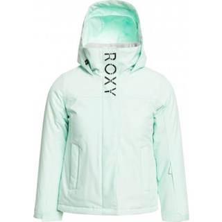 👉 Roxy - Girl's Galaxy - Ski-jas maat 16, wit