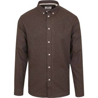 👉 Overhemd male s effen bruin polyester Anerkjendt Akkonrad 5715338033174 2900064695014