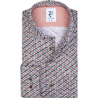 👉 Print male multicolour katoen R2 Overhemd Meerkleurig 8720685079857 2900066251010