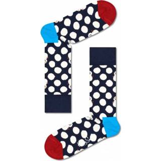 👉 Happy Socks - Big Dot Snowman - Multifunctionele sokken maat 41-46, blauw