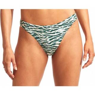 👉 Seafolly - Women's Wild at Heart High Cut Rio - Bikinibroekje maat 14, oranje