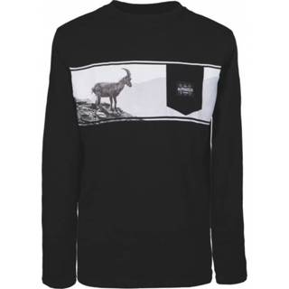👉 Alprausch - Steibock Max - Longsleeve maat XXL, zwart