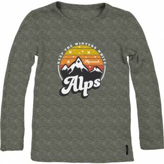 👉 Alprausch - Kid's Schneeberg Longsleeve - Longsleeve maat 152, grijs
