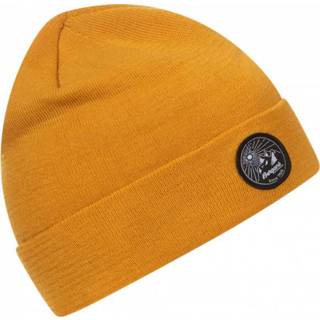 👉 Beanie oranje One Size uniseks Bergans - Fine Knit V2 Muts maat Size, 7031582398127