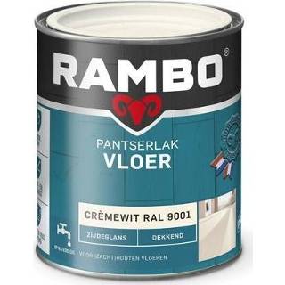 👉 Rambo Pantserlak Vloer Dekkend Zijdeglans - Cremewit Ral 9001 8716242889380 8716242889366