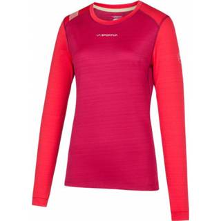 👉 La Sportiva - Women's Tour Long Sleeve - Sportshirt maat XL, roze/rood