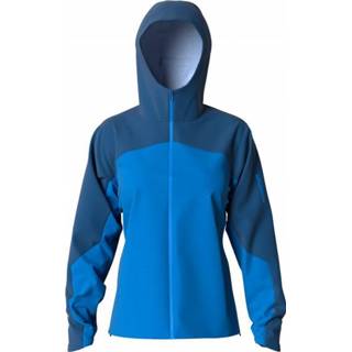 👉 Salomon - Women's Outline GTX 2.5L Jacket - Regenjas maat XL, blauw