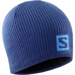 👉 Muts blauw One Size uniseks Salomon - Logo maat Size, 195751052535