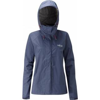 👉 Rab - Women's Downpour Jacket - Hardshelljas maat 16, blauw