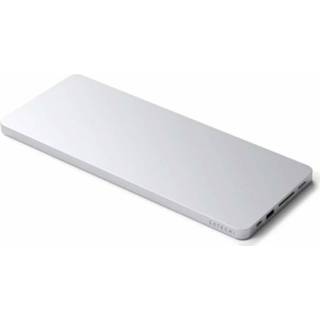 👉 Zilver aluminium USB-C adapters Satechi Slim Dock iMac 24