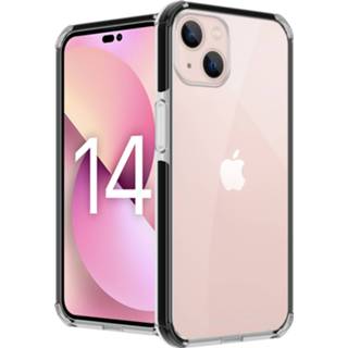 👉 Transparant Coverzs iPhone 14 3in1 shock case (transparant) 8720836212829
