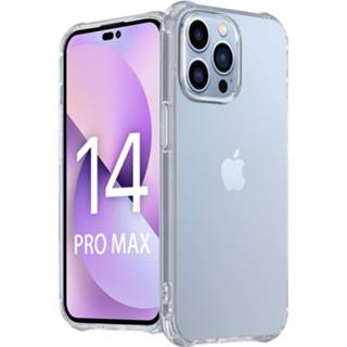 👉 Transparant ShieldCase iPhone 14 Pro Max Anti-Yellowing TPU shock case (transparant) 8720836212089
