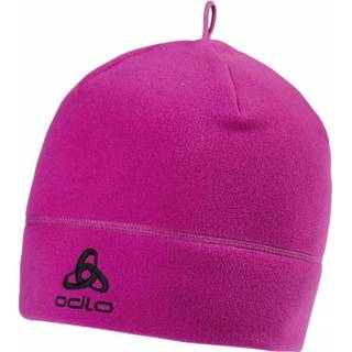 👉 Muts roze One Size uniseks Odlo - Hat Microfleece Warm Eco maat Size, 7611366139476