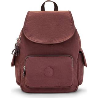 👉 Backpack mahogany polyester s City Pack bruin Kipling 196246532044