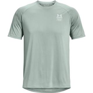 👉 Sportshirt l mannen groen Under Armour Print he