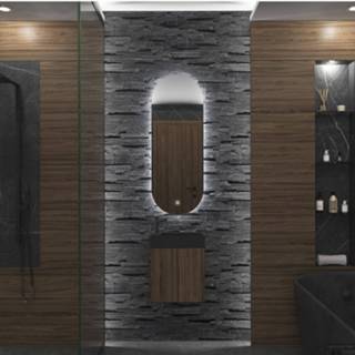 👉 Badkamer spiegel Badkamerspiegel Gliss Orion 40x100cm Verticaal LED 8720791270353