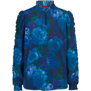 👉 Blous Blouse bloemenprint Laura Biagiotti Roma multicolour