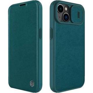 👉 Flipcase groen Nillkin Qin Pro iPhone 14 Plus Flip Case - 5714122241931