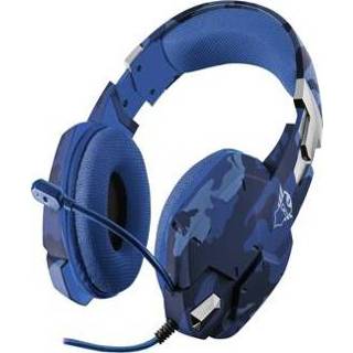 👉 Headset blauw Trust GXT 322B Carus Bekabeling - 8713439232493