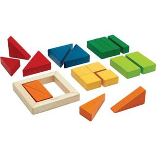 👉 Houten blok Blokken van Rubberhout Fraction Blocks 20 stuks