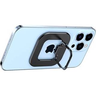 👉 Smartphone zwart Universele Magnetische Ringhouder voor Smartphones - 5714122360779