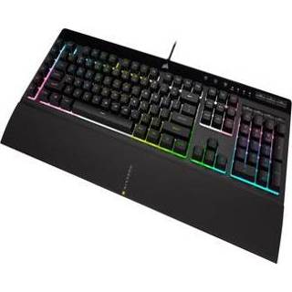 👉 Toetsenbord CORSAIR Gaming K55 RGB PRO XT Rubberen drukknop RGB/16,8 miljoen kleuren Bekabeling VS Internationaal 840006631590