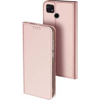 👉 Flip hoesje goud Dux Ducis Skin Pro Xiaomi Poco C40 - Rosé 6934913034903