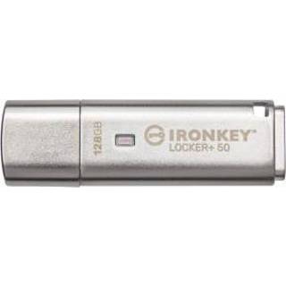 👉 Locker Kingston Technology IronKey Locker+ 50 USB flash drive 128 GB Type-A 3.2 Gen 1 (3.1 1) Zilve 740617329391