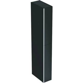 👉 Hoge kast zwart glas acanto Geberit 2 ladeboxen front 173 cm,